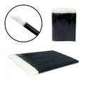 Lint-free Velour Applicators PLATINUM - 50 pcs black
