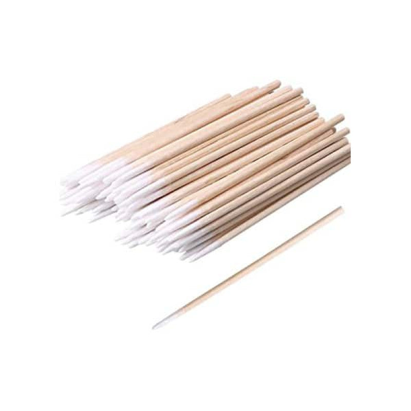 Precision Wooden Sticks with Cotton 100 pcs
