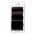 Eyelash Extensions Dark Choco PLATINUM 20 lines Сurl L+ 0.07 8-14mm