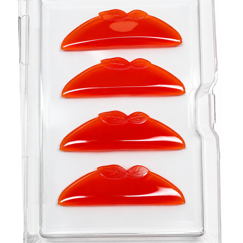 Flat Silicone Lash Lift Pads Orange PLATINUM