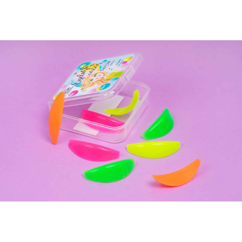Silicone Lash Lamination Rods 4 Pairs NEON PLATINUM