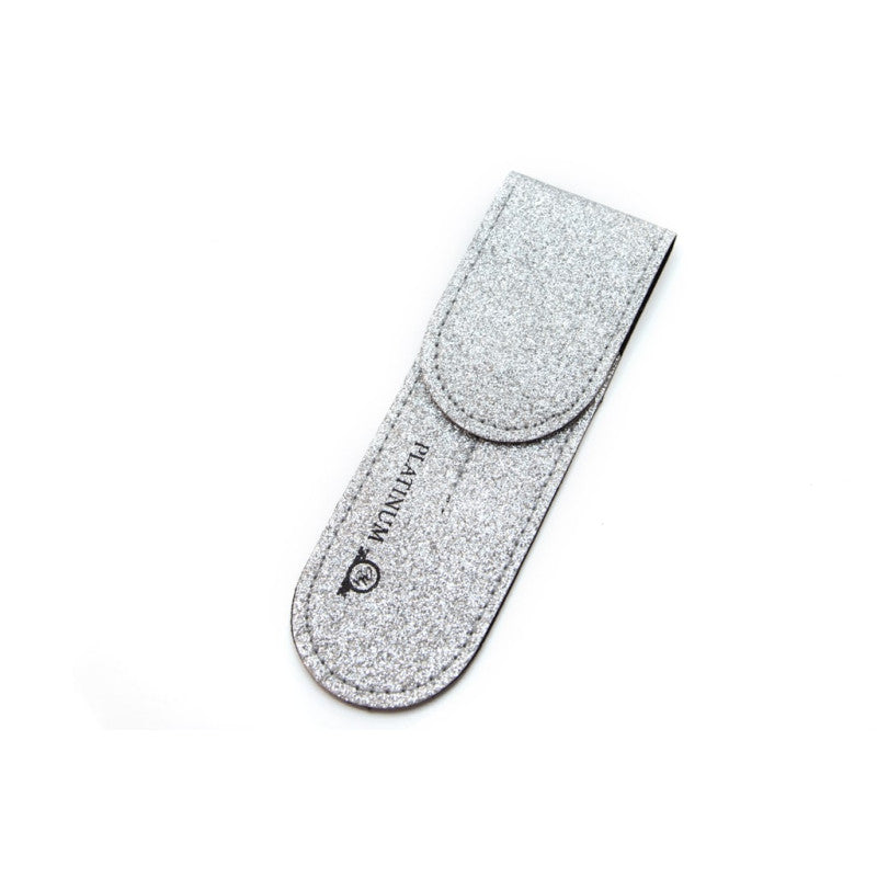 Case for 2 tweezers (glitter) PLATINUM red