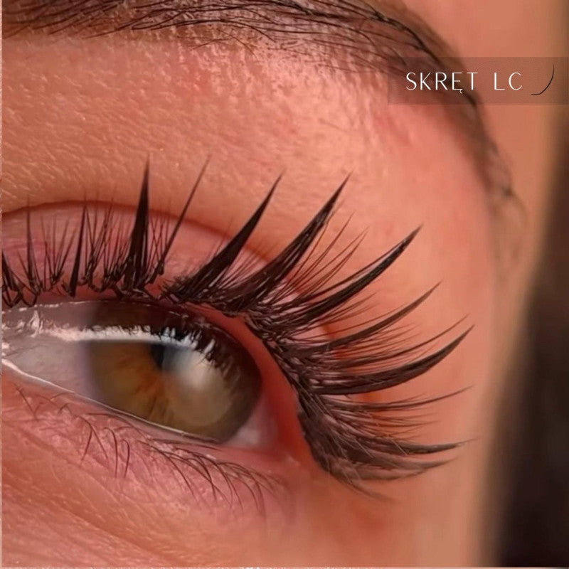 Eyelash Extensions Black PLATINUM 24 lines Сurl LC 0.10 9mm NEW