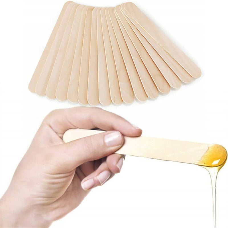 Wide Wooden Spatulas 100 pcs
