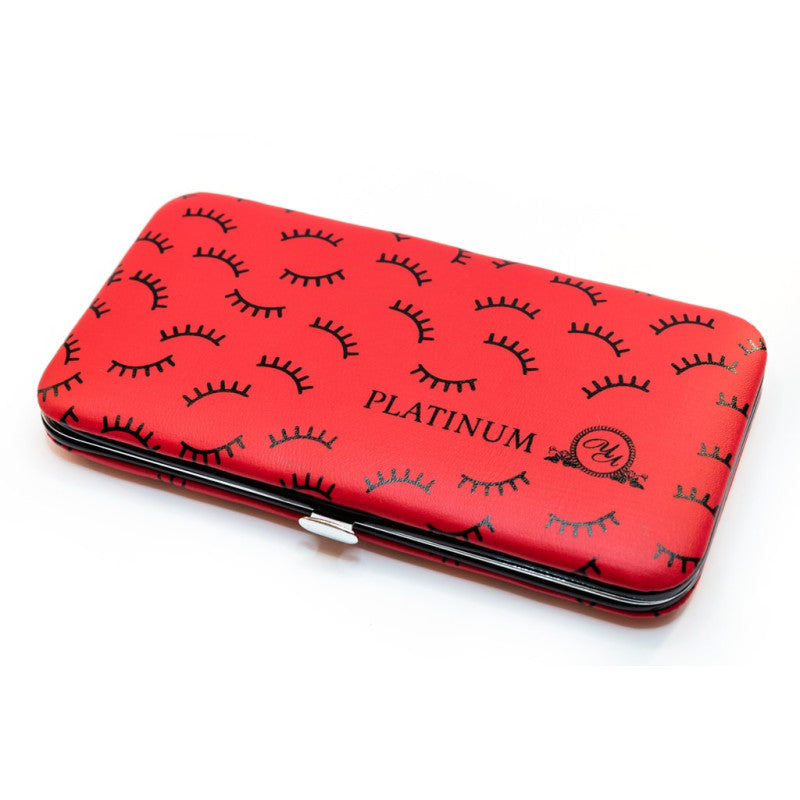 Case for 6 Tweezers (Lash) PLATINUM purple