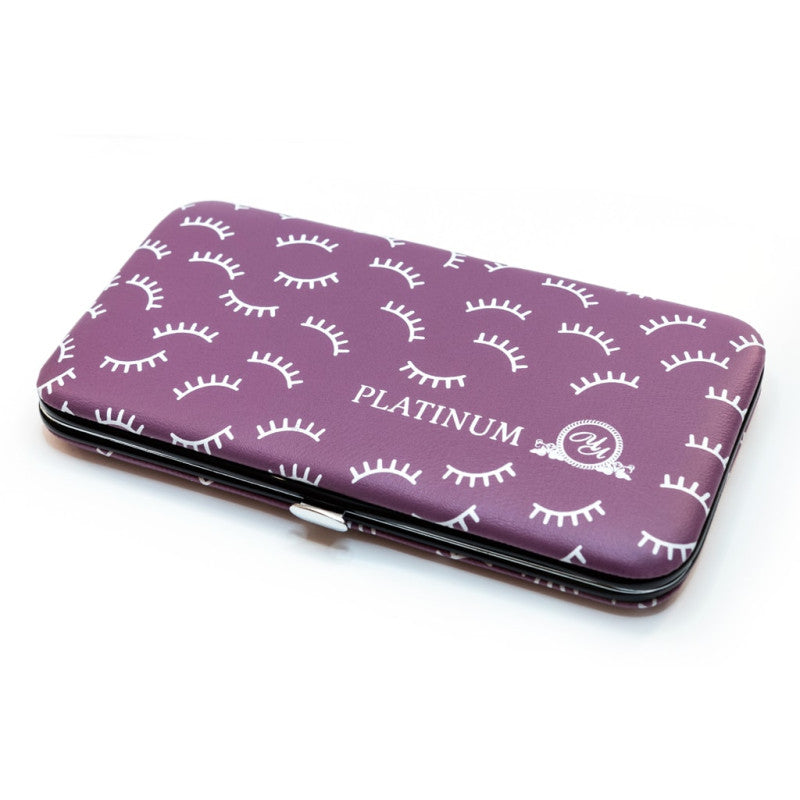 Case for 6 Tweezers (Lash) PLATINUM purple